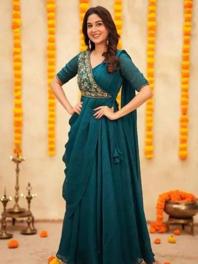 Meenakari Ready To Wear Saree 1