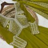 Sequins Embroidered Georgette Gown Set